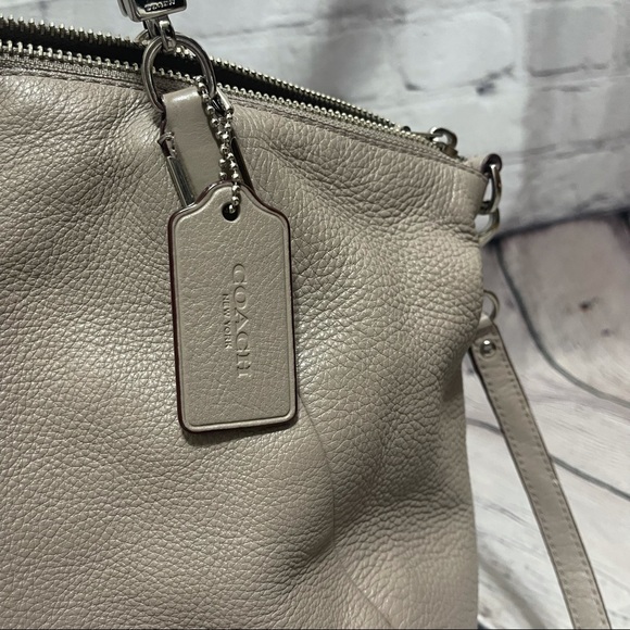 Coach Kelsey Pebbled Leather Crossbody Satchel F34494 - Picture 3 of 12